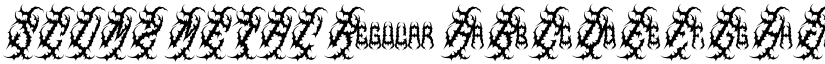 SCUMZ METAL Regular font