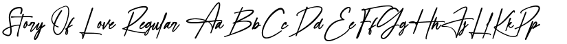 Story Of Love Regular font