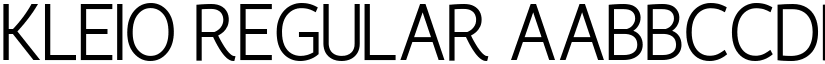 Kleio Regular font