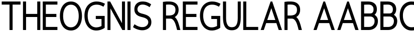 Theognis Regular font