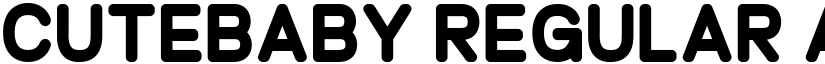 Cutebaby Regular font