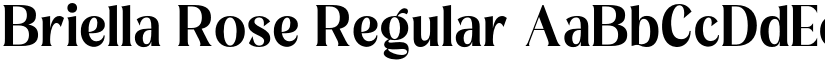 Briella Rose Regular font