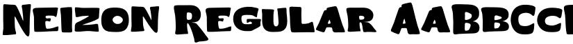 Neizon Regular font