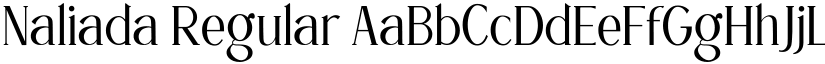 Naliada Regular font