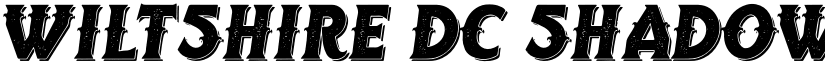 Wiltshire Dc Shadow Vtg Italic font