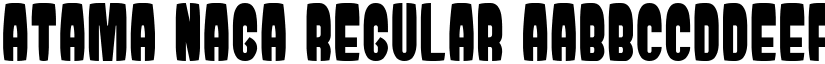 Atama Naga Regular font