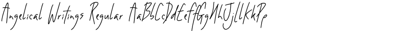 Angelical Writings Regular font