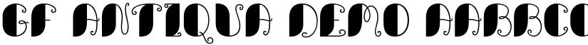 GF Antiqua Demo font
