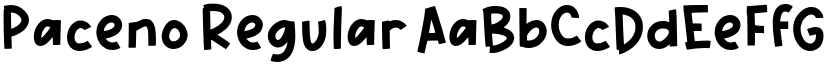 Paceno Regular font