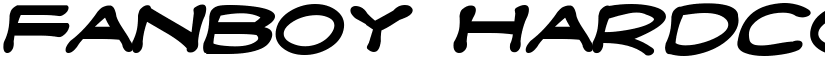 Fanboy Hardcore Bold font