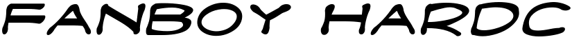 Fanboy Hardcore Italic font
