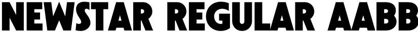 Newstar Regular font