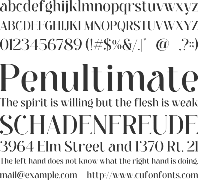 Black Autumn font preview