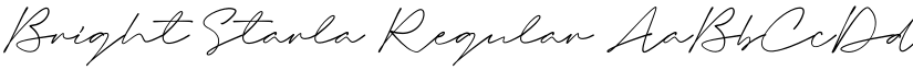 Bright Starla Regular font