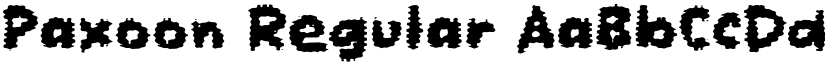 Paxoon Regular font