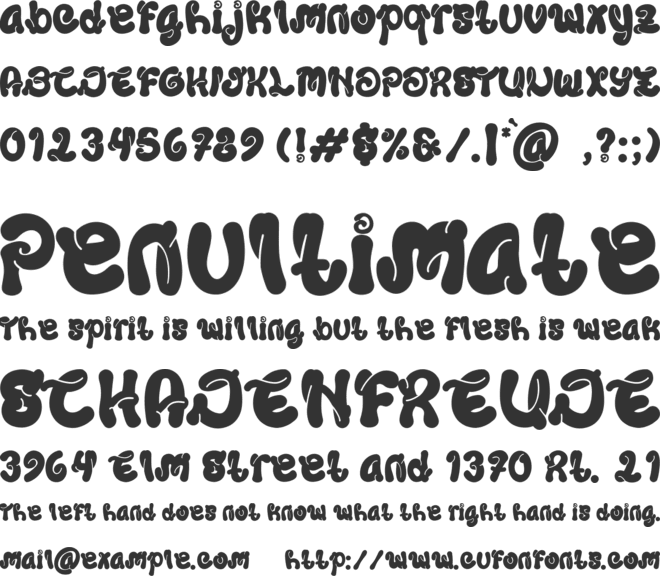 Kidsa Plays font preview