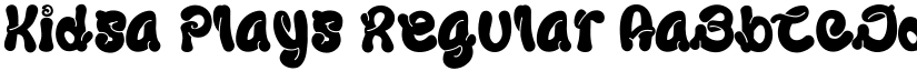 Kidsa Plays Regular font