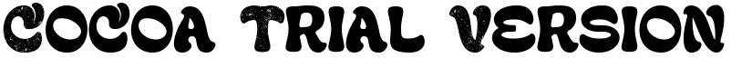 Cocoa Trial Version Regular font