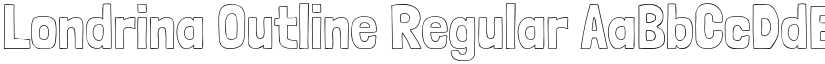 Londrina Outline Regular font