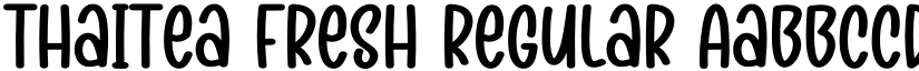 Thaitea Fresh Regular font