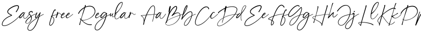 Easy-free Regular font