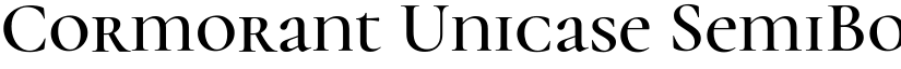 Cormorant Unicase SemiBold font