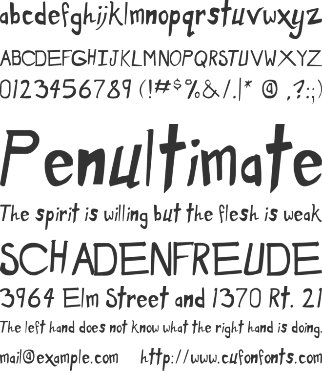 Dirty Duo font preview