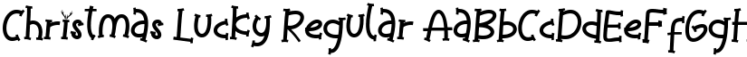 Christmas Lucky Regular font
