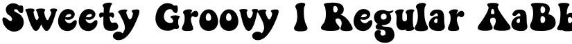 Sweety Groovy 1 Regular font