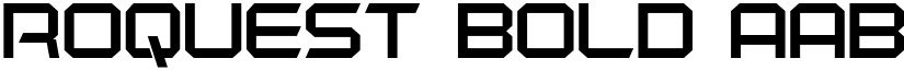 Roquest Bold font