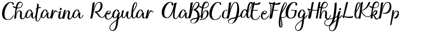 Chatarina Regular font