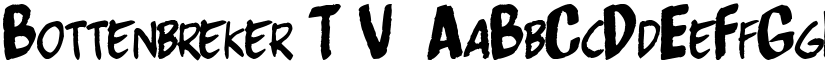 Bottenbreker T.V. font