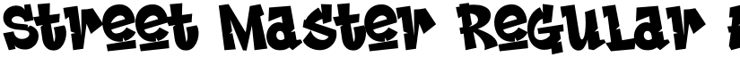 Street Master Regular font