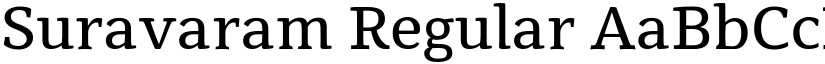 Suravaram Regular font