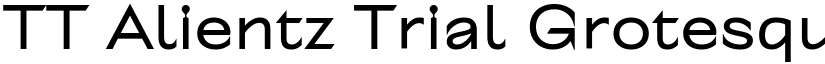 TT Alientz Trial Grotesque font