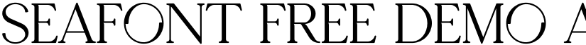 Seafont Free Demo font