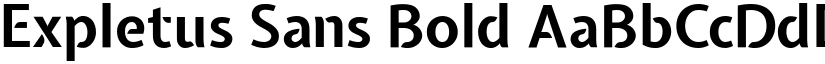 Expletus Sans Bold font
