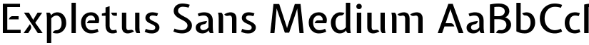 Expletus Sans Medium font