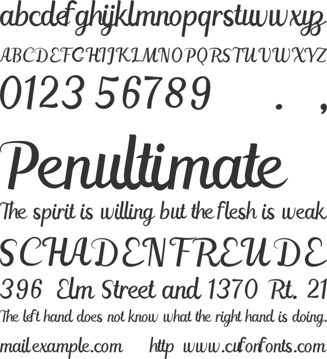 Relista Vintage font preview