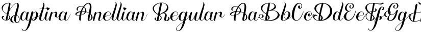 Naptira Anellian Regular font