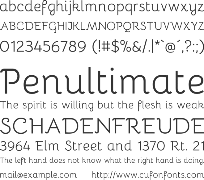 Bhavuka font preview