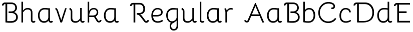 Bhavuka Regular font