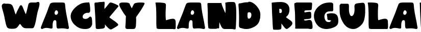 Wacky Land Regular font
