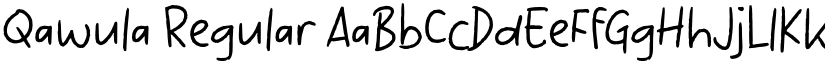 Qawula Regular font
