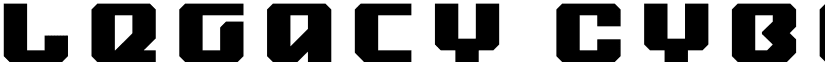 Legacy Cyborg 2 Title Regular font