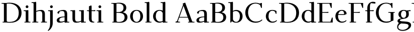 Dihjauti Bold font