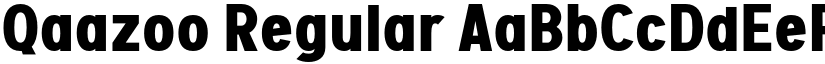 Qaazoo Regular font