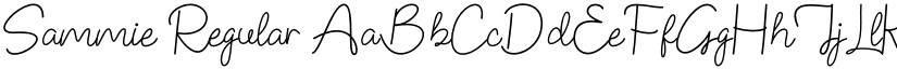 Sammie Regular font
