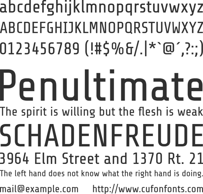 Share Tech font preview