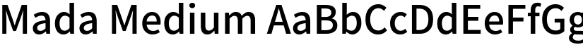 Mada Medium font